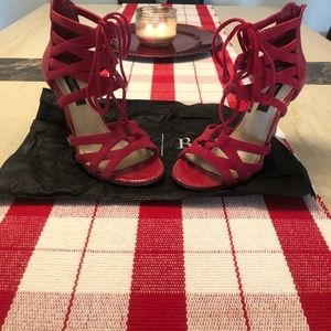 White House Black Market Demi heels